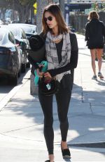 ALESSANDRA AMBROSIO Out and About in Santa Monica 02/20/2016