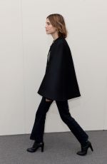 ALEXA CHUNG at Burberry Prorsum Womenswear Catwalk Show at London Fashion Week 02/22/2016