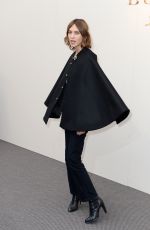 ALEXA CHUNG at Burberry Prorsum Womenswear Catwalk Show at London Fashion Week 02/22/2016