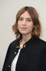 ALEXA CHUNG at Burberry Prorsum Womenswear Catwalk Show at London Fashion Week 02/22/2016