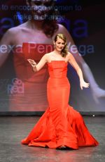 ALEXA VEGA at Go Red for Women Red Dress Collection 2016 in New York 02/11/2016
