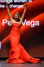 ALEXA VEGA at Go Red for Women Red Dress Collection 2016 in New York 02/11/2016