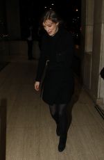 ALEXANDRA MARIA LARA at Bounce Restaurant in London 02/01/2016