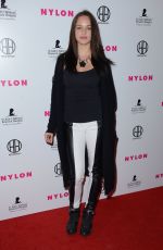 ALEXIS KANPP at Nylon Magazine Pre-grammy Party in Hollywood 02/09/2016