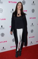 ALEXIS KANPP at Nylon Magazine Pre-grammy Party in Hollywood 02/09/2016