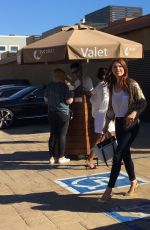 ALI LARTER Leaves Nobu Sushi Restaurant in Malibu 02/09/2016