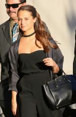 ALICIA VIKANDER Arrives at Jimmy Kimmel Live in Los Angeles 02/09/2016