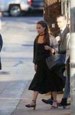 ALICIA VIKANDER Arrives at Jimmy Kimmel Live in Los Angeles 02/09/2016