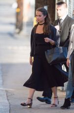 ALICIA VIKANDER Arrives at Jimmy Kimmel Live in Los Angeles 02/09/2016
