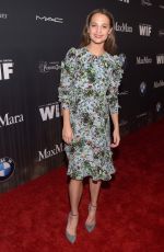 ALICIA VIKANDER at 9th Annual Women in Film Pre-oscar Cocktail Party in West Hollywood 02/26/2016