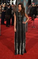 ALICIA VIKANDER at British Academy of Film and Television Arts Awards 2016 in London 02/14/2016