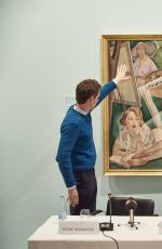 ALICIA VIKANDER at Gerda Wegener Exhibit at Arken Museum in Copenhagen 02/02/2016