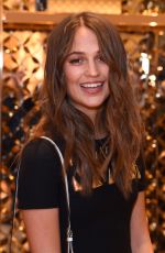 ALICIA VIKANDER at Louis Vuitton Pre-bafta Party at in London 02/13/2016