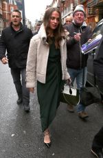 ALICIA VIKANDER Leaves Her Hotel in London 02/13/2016