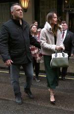 ALICIA VIKANDER Leaves Her Hotel in London 02/13/2016