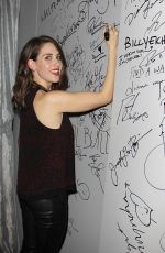 ALISON BRIE at AOL Build Speaker Series in New York 02/04/2016