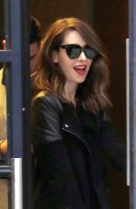 ALISON BRIE Leaves Andy Cohen Show in New York 02/04/2016