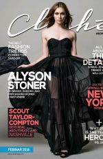 ALYSON STONER in Cliche Magazine, February/March 2016 Issue