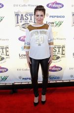 ALYSSA MILANO at Taste of NFL 25th Anniversary Party with a Purpose in San Francisco 02/06/2016