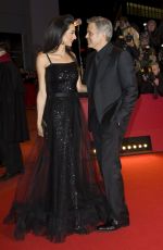 AMAL CLOONEY at Hail. Ceasear! Premiere in Berlin 02/11/2116