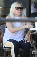 AMANDA BYNES at a Starbucks in Los Angeles 02/17/2016