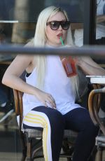 AMANDA BYNES at a Starbucks in Los Angeles 02/17/2016
