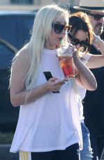 AMANDA BYNES at a Starbucks in Los Angeles 02/17/2016
