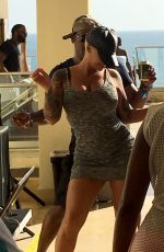 AMBER ROSE and Damien Dante Wayans Dancing in Trinidad 02/11/2016