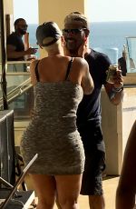 AMBER ROSE and Damien Dante Wayans Dancing in Trinidad 02/11/2016