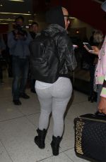 AMBER ROSE at LAX Airport in Los Angeles 02/04/2016