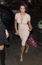 AMY CHILDS at David Ferreria Fashion Show in London 02/19/2016
