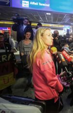 ANGELIQUE KERBER at Airport in Frankfurt 02/01/2016