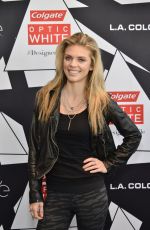 ANNALYNNE MCCORD at Colgate Optic White Beauty Bar at Hudson Loft in Los Angeles 02/13/2016
