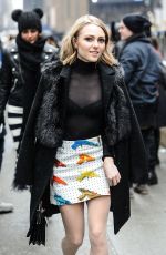 ANNASOPHIA ROBB Out and About in New York 02/15/2016