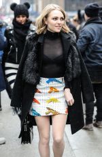 ANNASOPHIA ROBB Out and About in New York 02/15/2016