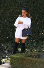 ARIANA GRAND Out and About in Los Angeles 02/16/2016