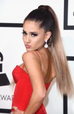 ARIANA GRANDE at Grammy Awards 2016 in Los Angeles 02/15/2016