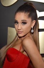 ARIANA GRANDE at Grammy Awards 2016 in Los Angeles 02/15/2016