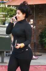 ASA SOLTAN RAHMATI Out and About in Glendale 02/03/2016
