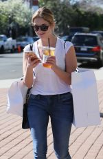 ashlASHLEY BENSON Out Shopping at Marc Jacobs in Los Angeles 02/09/2016