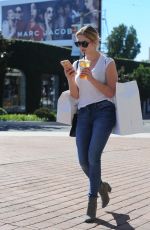 ashlASHLEY BENSON Out Shopping at Marc Jacobs in Los Angeles 02/09/2016