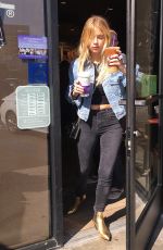 ASHLE BENSON Leaves Coffee Bean on Sunset Plaza 02/26/2016