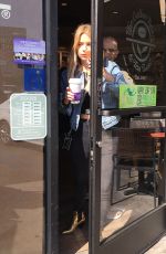 ASHLE BENSON Leaves Coffee Bean on Sunset Plaza 02/26/2016