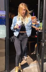 ASHLE BENSON Leaves Coffee Bean on Sunset Plaza 02/26/2016