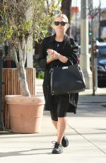 ASHLEE SIMPSON Heading to a Gym in Los Angeles 02/04/2016