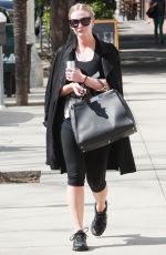 ASHLEE SIMPSON in Leggings Leaves a Gym in Los Angeles 02/23/2016