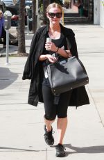 ASHLEE SIMPSON in Leggings Leaves a Gym in Los Angeles 02/23/2016