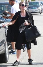 ASHLEE SIMPSON in Leggings Leaves a Gym in Los Angeles 02/23/2016