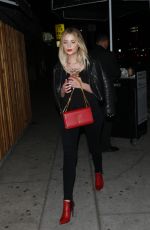 ASHLEY BENSON at Nice Guy in West Hollywood 02/27/2016