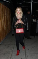 ASHLEY BENSON at Nice Guy in West Hollywood 02/27/2016